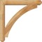 Ekena Millwork Thorton Craftsman Rough Sawn Bracket w/ Offset Brace, Western Red Cedar, 6"W x 36"D x 36"H BKT0604X36X36THR04RWR - alternate 2